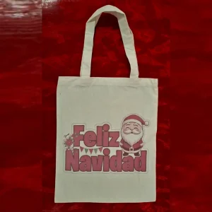 Toubag de loneta ecológica Feliz Navidad